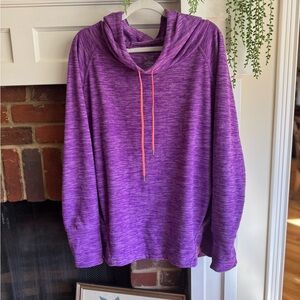 Lukka Vibrant Purple Cowl Neck Sweatshirt